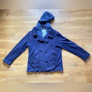 Denim & Supply Ralph Lauren Dark Blue Peacoat with Hood